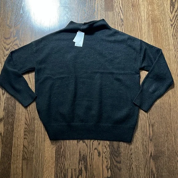 Karen Kane Black Mock Neck Long Sleeve Sweater. Size Medium NWT - Picture 4 of 4